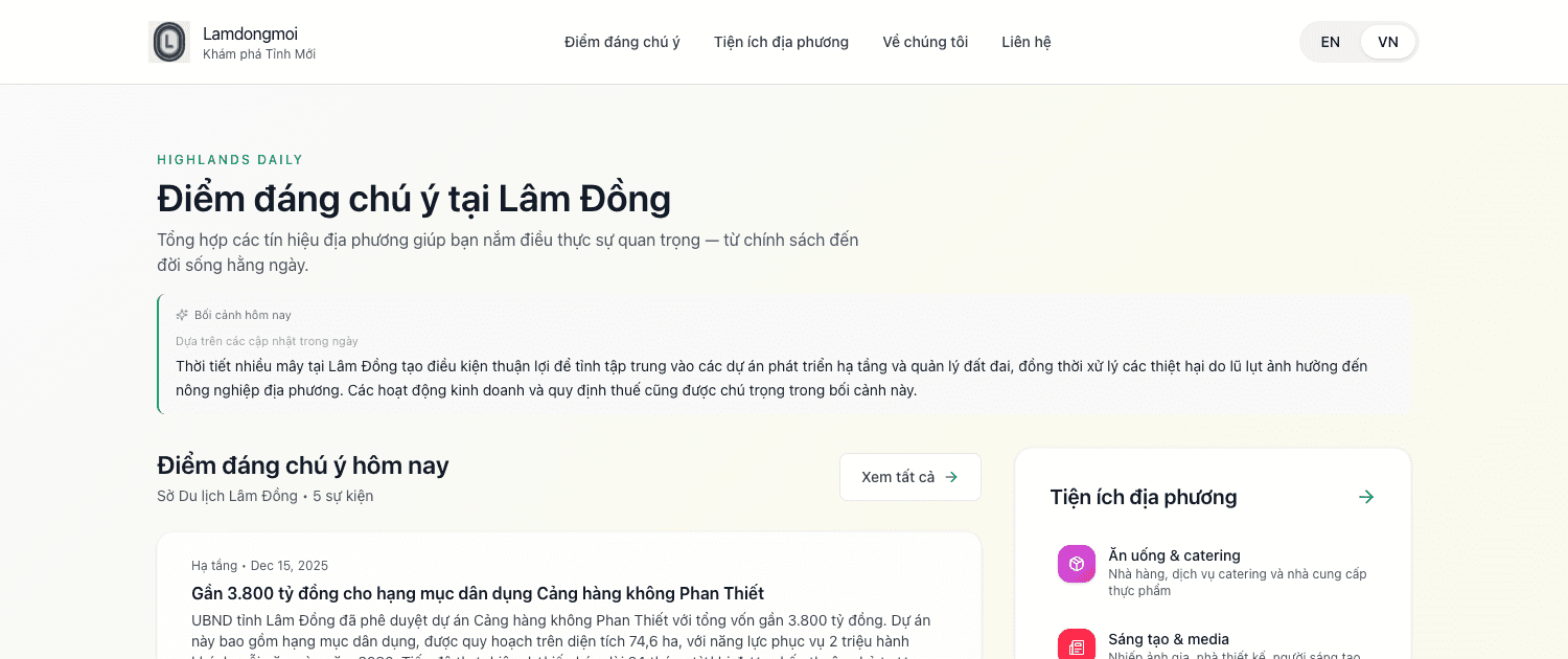 Lamdongmoi — Discover the new Lam Dong province